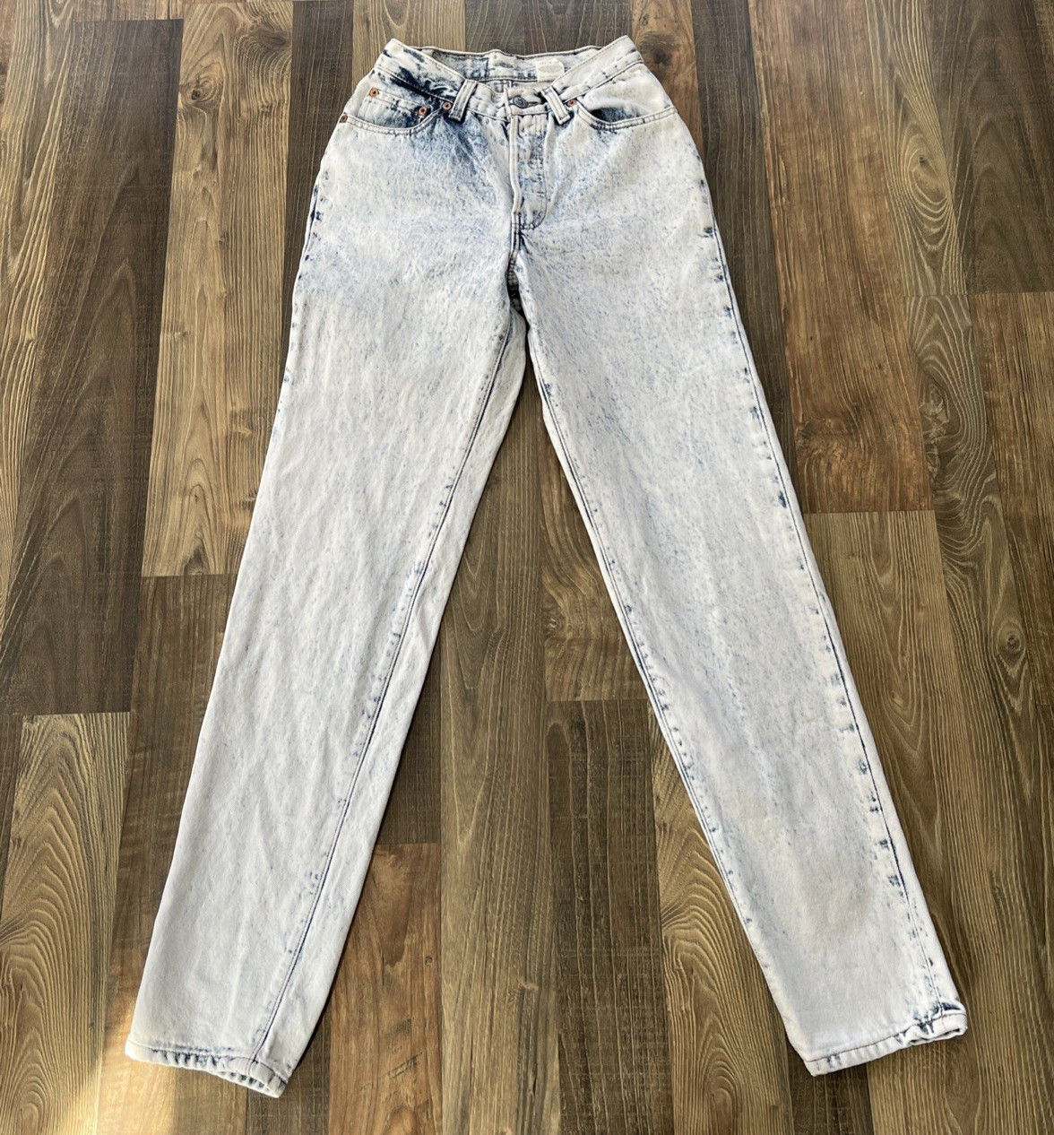 Levi’s Acid Wash Jeans 17501-0135 Size 5 ( W23 L30 ) Made in USA