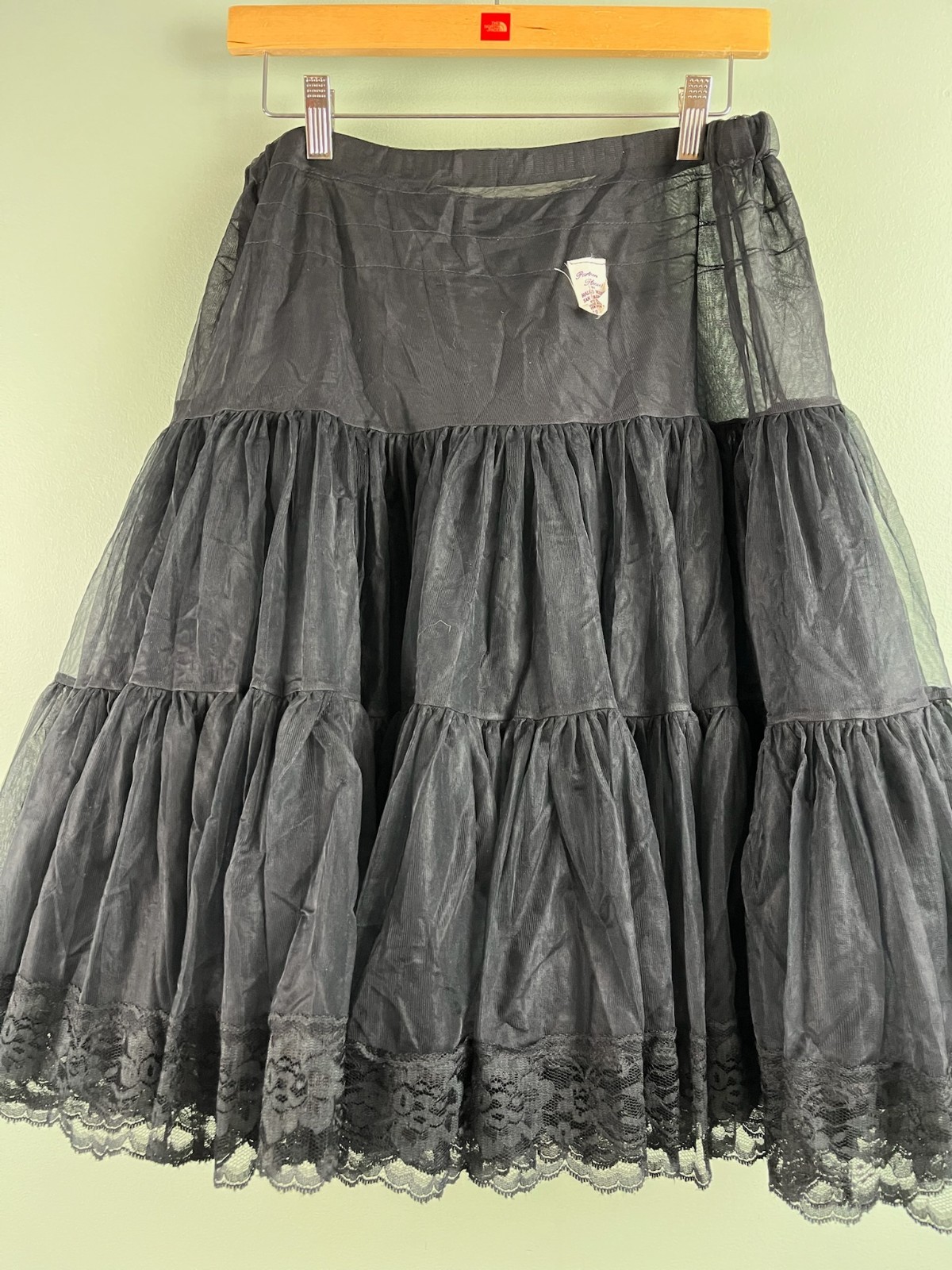 Partners Please! Malco Modes Square Dance Skirt & Blouse Size XL Black VTG