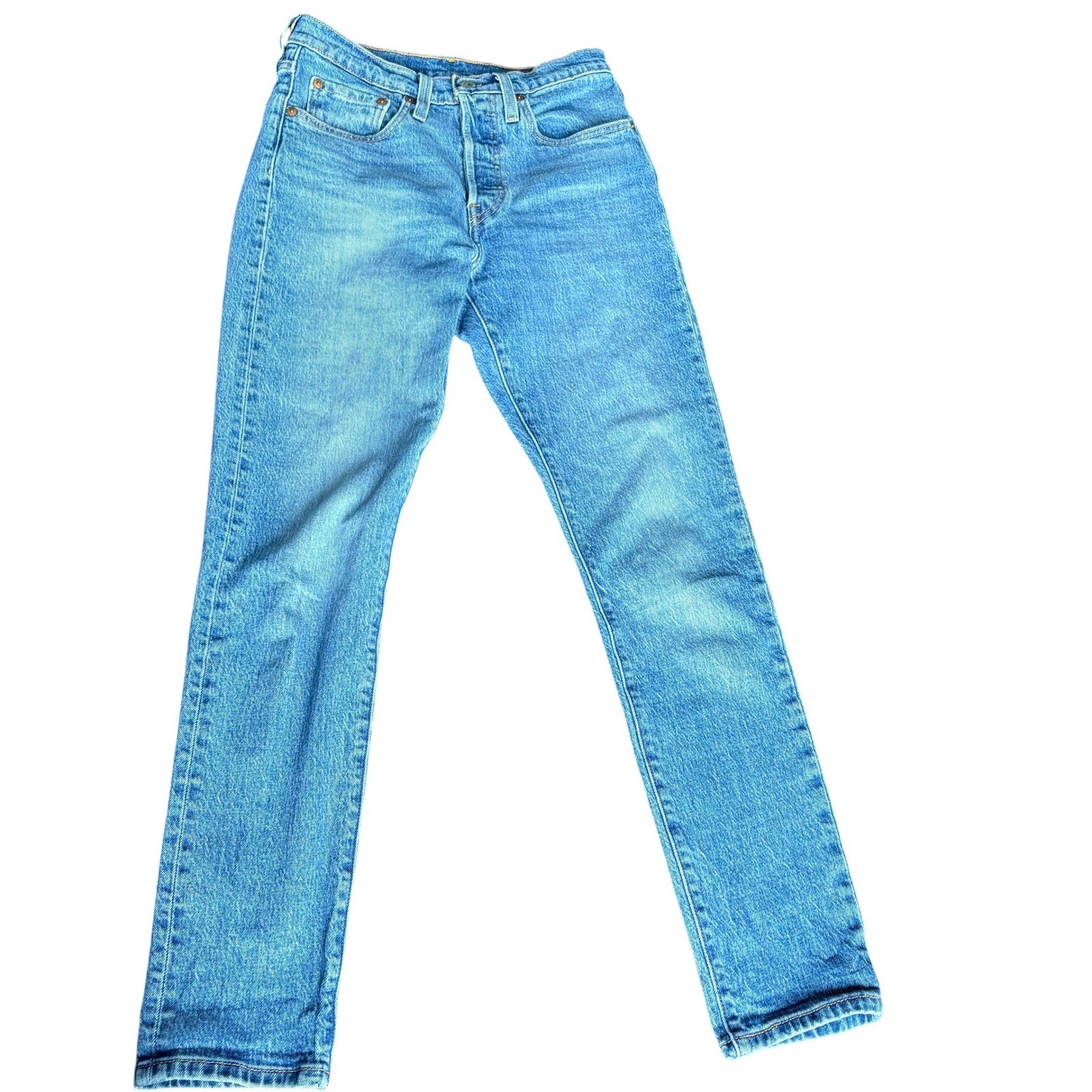 ♾️Levi’s Premium 501 Skinny Jeans Women’s W26 L30 Vintage Style Button-Fly♾️