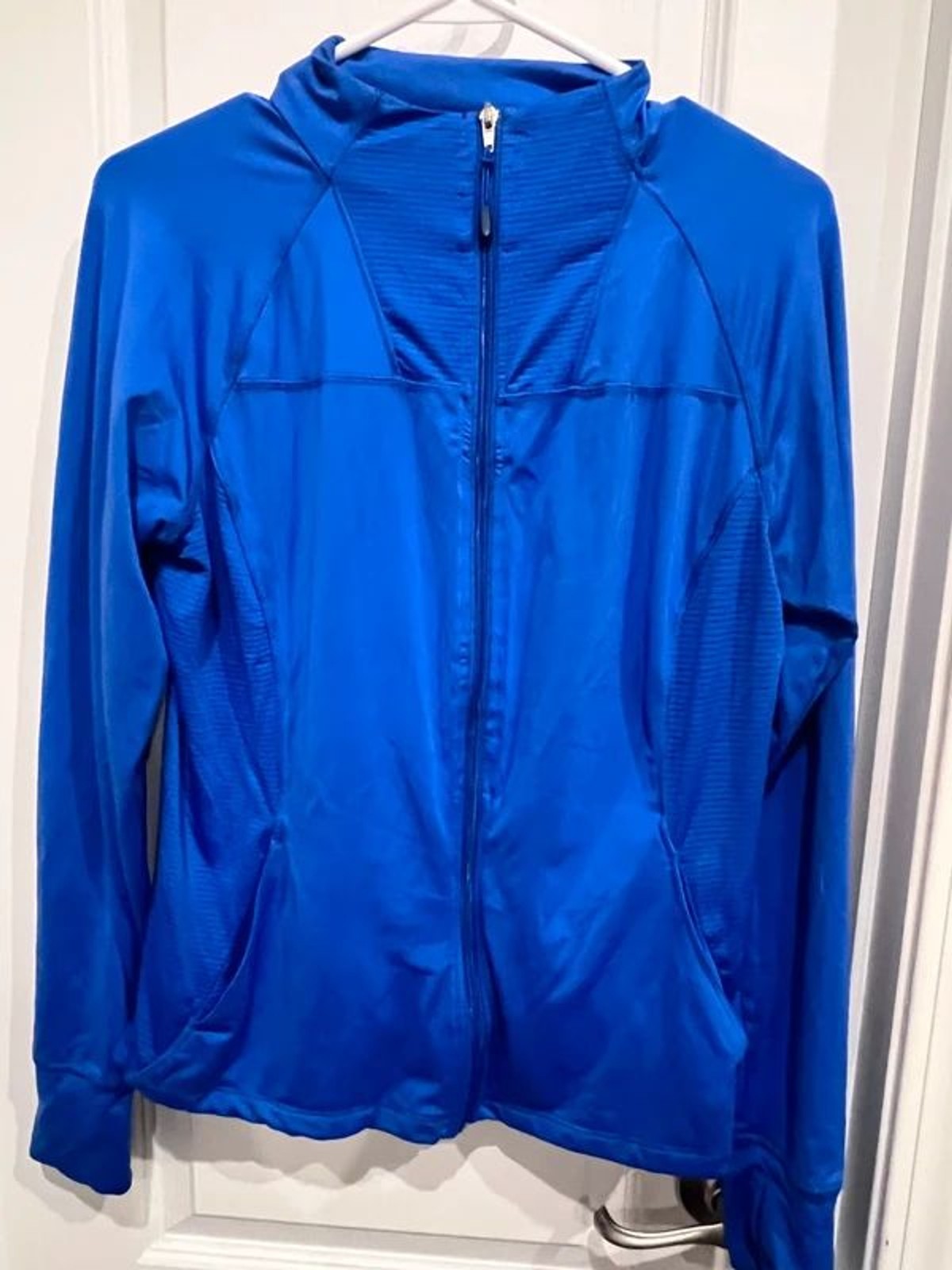 Tangerine Women’s Full Zip Athletic Jacket Blue Size Large