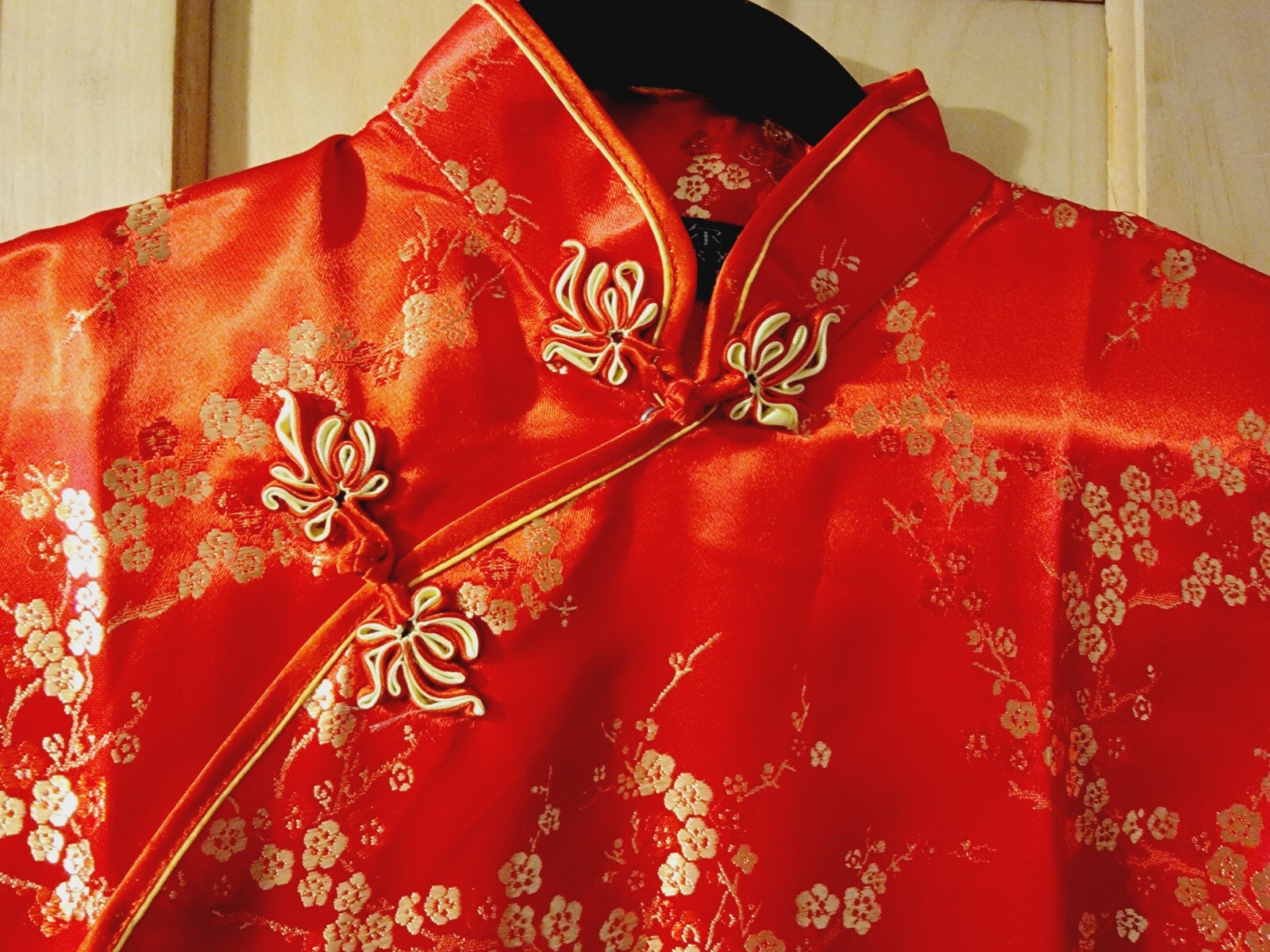 Brand New Chinese Asian Oriental Japanese Geisha Dress Kimono Red Womens Large