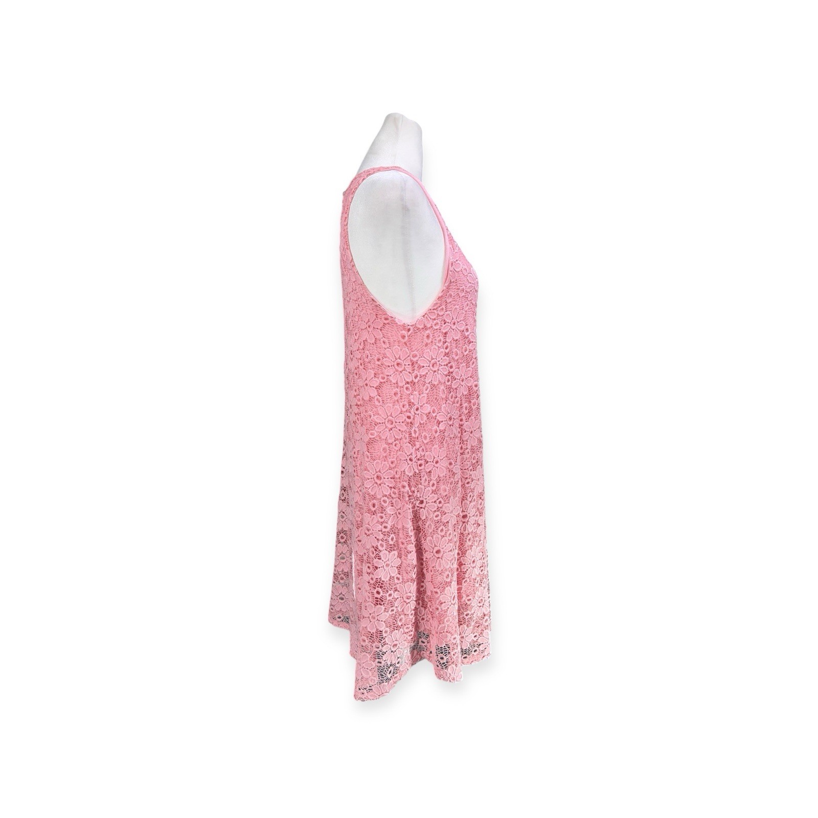 RETRO FLOWER POWER DRESS FAIRY WHIMSICAL MOD BOHO HIPPIE GROOVY MOD SUMMER L