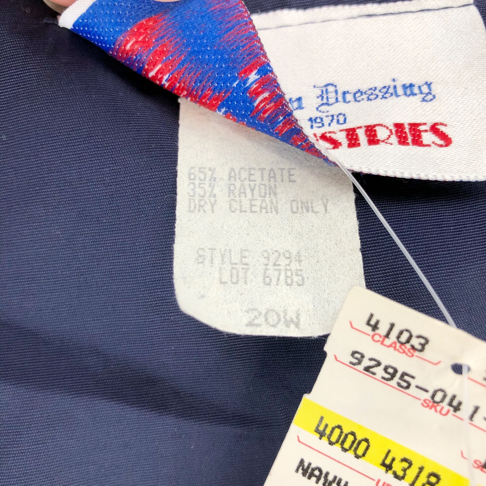 NOS A Statement in Dressing Reina Industries VTG Blouse Size 20W With Tags NWT