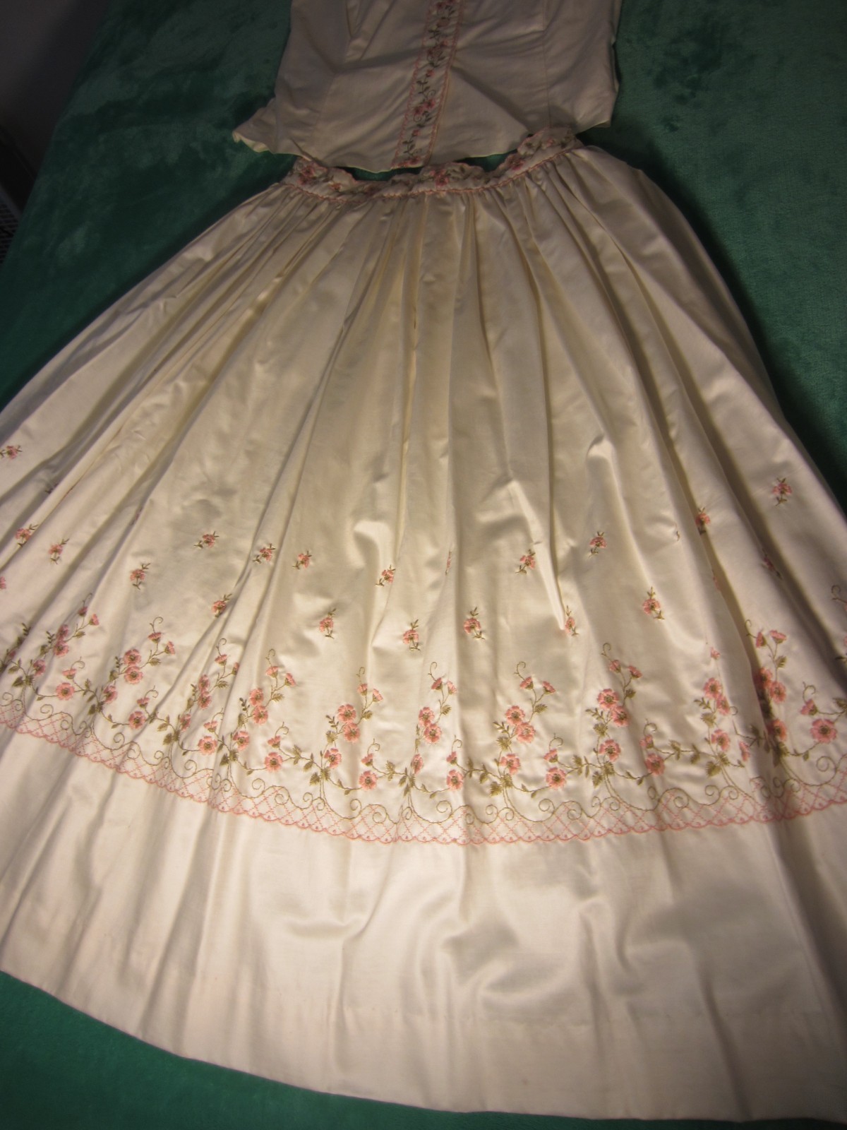 VTG~Sleeveless Top/Button Down Front w/ Flowing Swing Skirt~Small~CABANA Sportsw