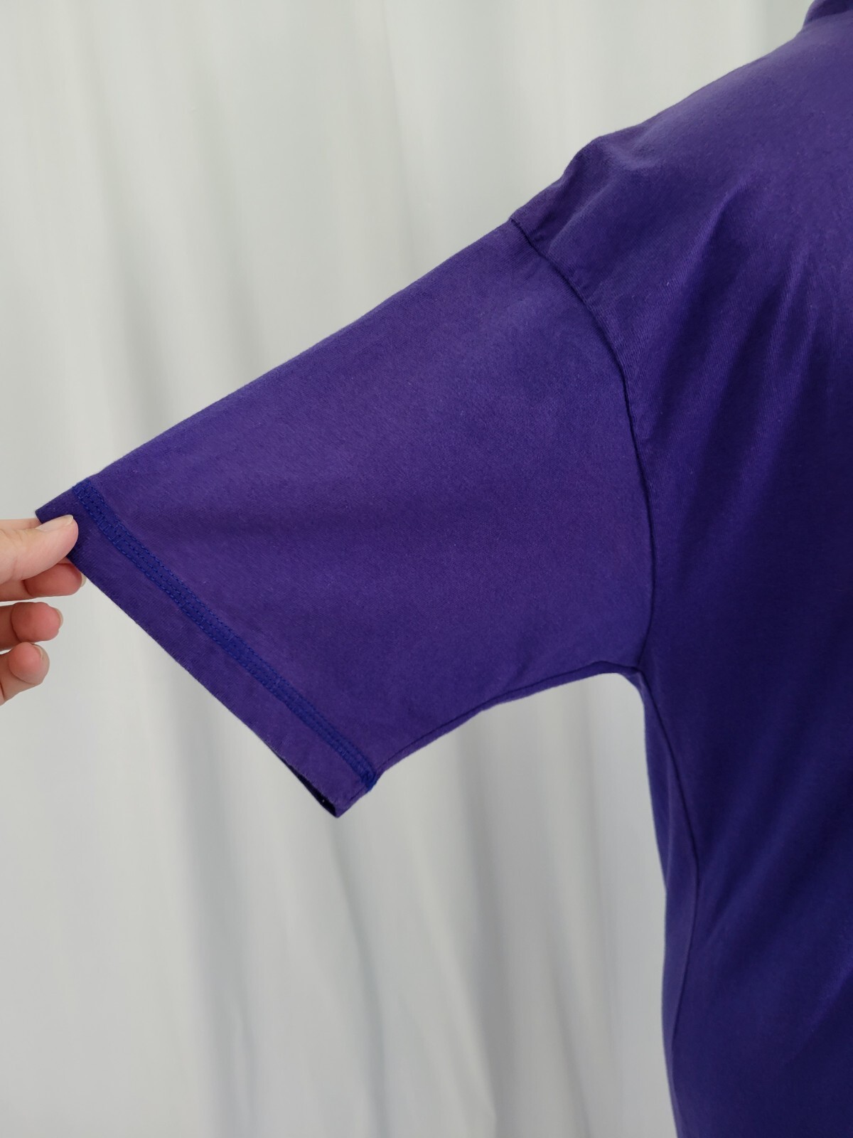 Vintage Purple Tee Shirt Dress with Button Up Back by Limited Express Size Small