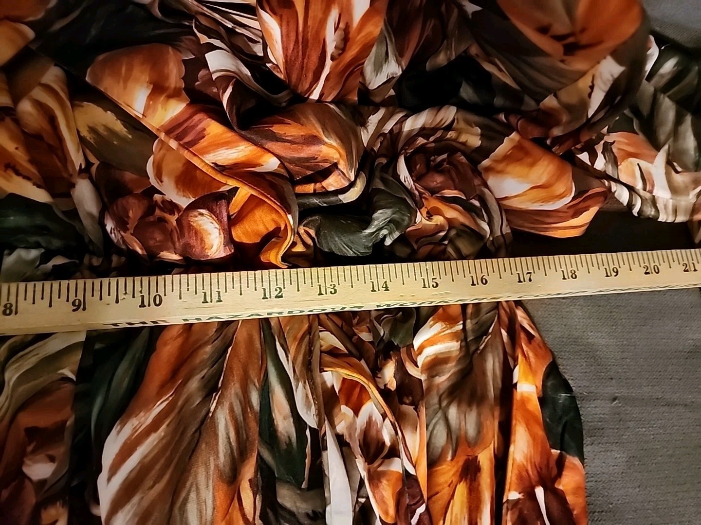 Vintage 1980s Dress Roamans Floral Tropical Wrap Beach Stretch Boho L XL 2x ?