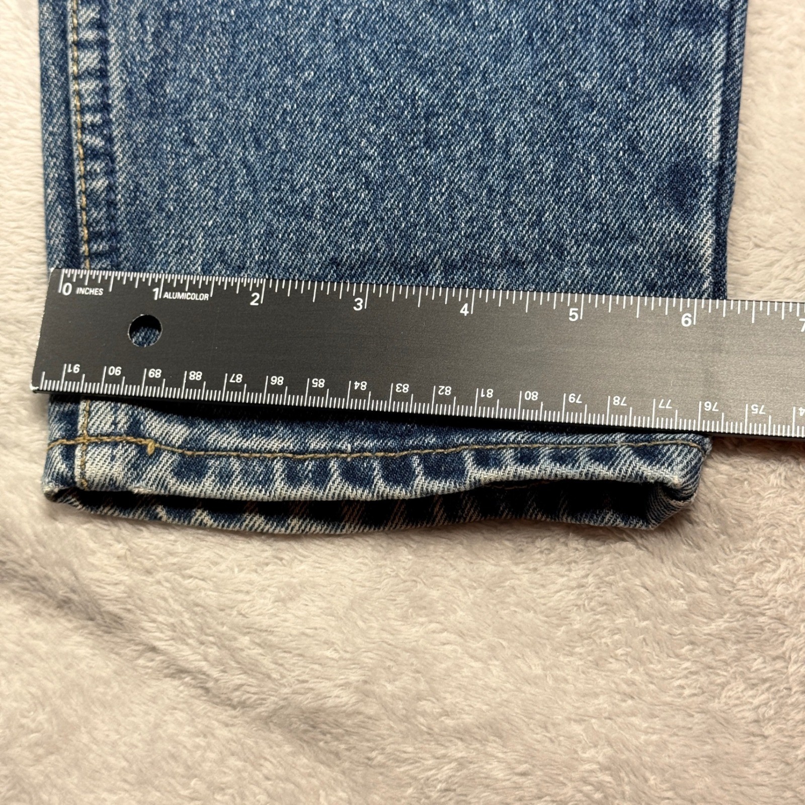 Lawman Denim Jeans Womens 11 Blue High Waisted Straight Leg Vintage 90s Western