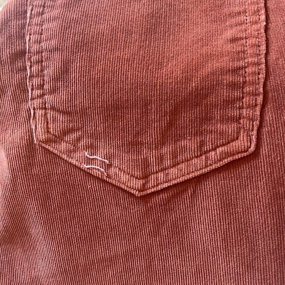 Veronica Beard | Carly Kick Flare Rust Brown Western Bootcut Corduroy Pant Sz 23