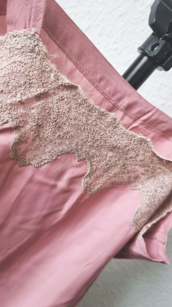 Negligee Underskirt Original Vintage Pink Womens Nightgown