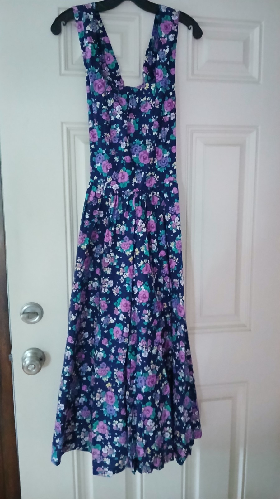Lanz Originals Wonderful Vintage 80’s-90’s NWT Floral Blue Sundress Size 8