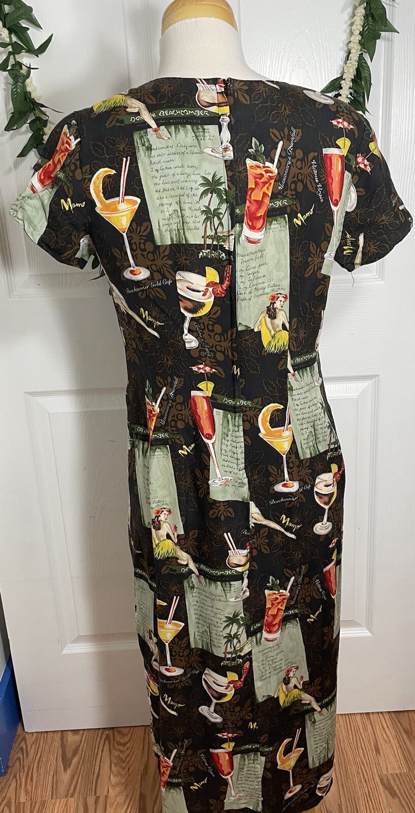 Vintage Mamo Howell Dress – Don Beachcomber Maxi Dress Hawaii Size-6