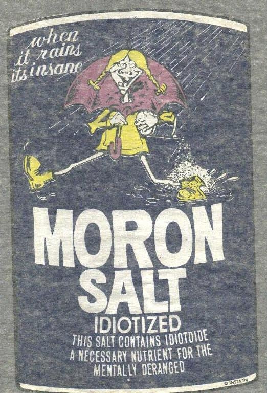 Vintage 70s wacky iron on t shirt transfer GRANNY LOOSE POTATO CHIPS full size