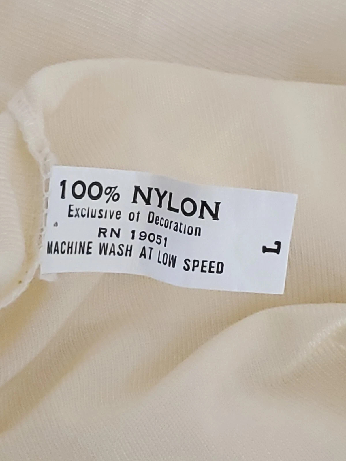 Vintage 1970s Paramount Lingerie Gown Semi Sheer Beige Gown Sleepwear VGUC