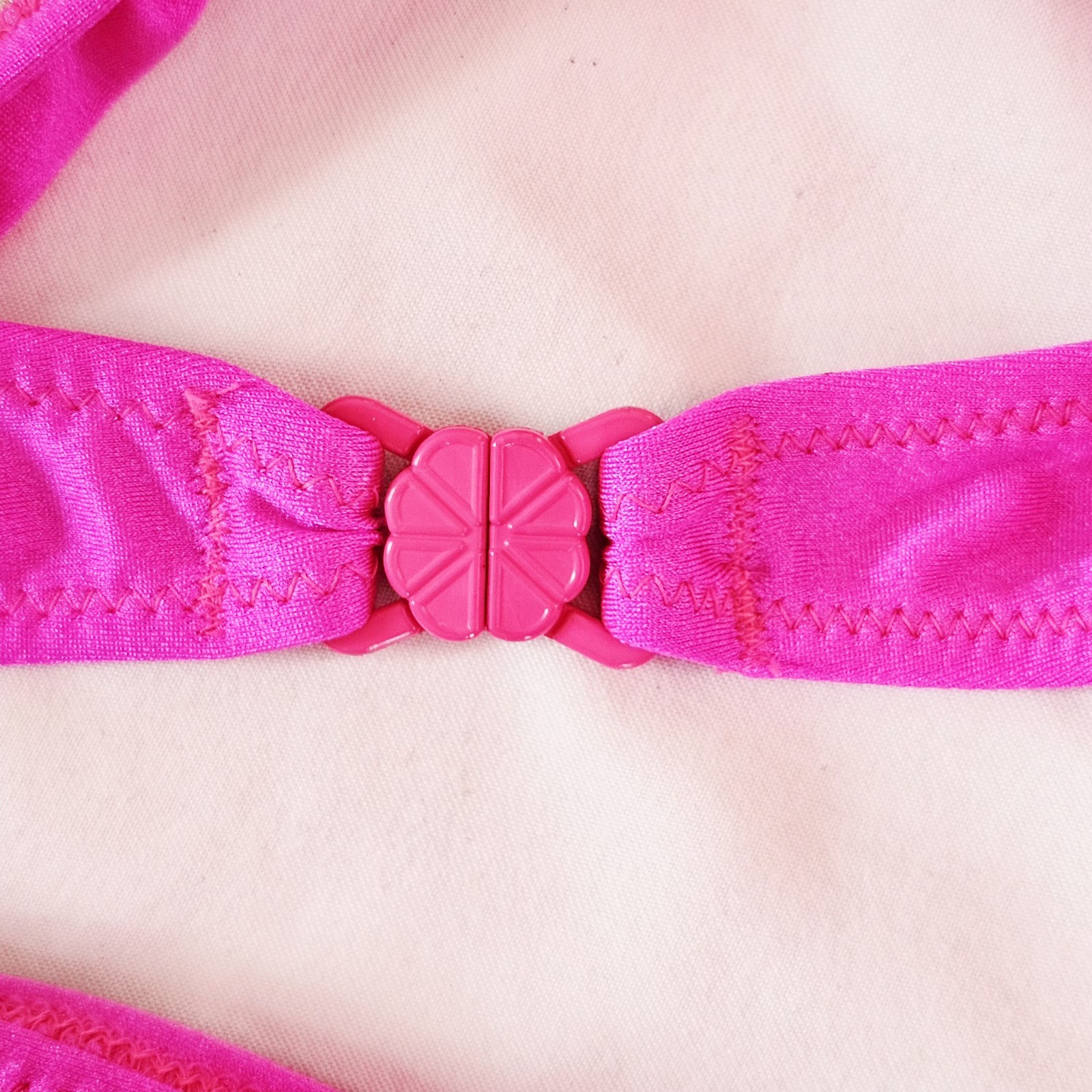 Vintage NWT 90’s Gottex Pink High Cut Bikini Strapless Swimsuit Set Sz 6