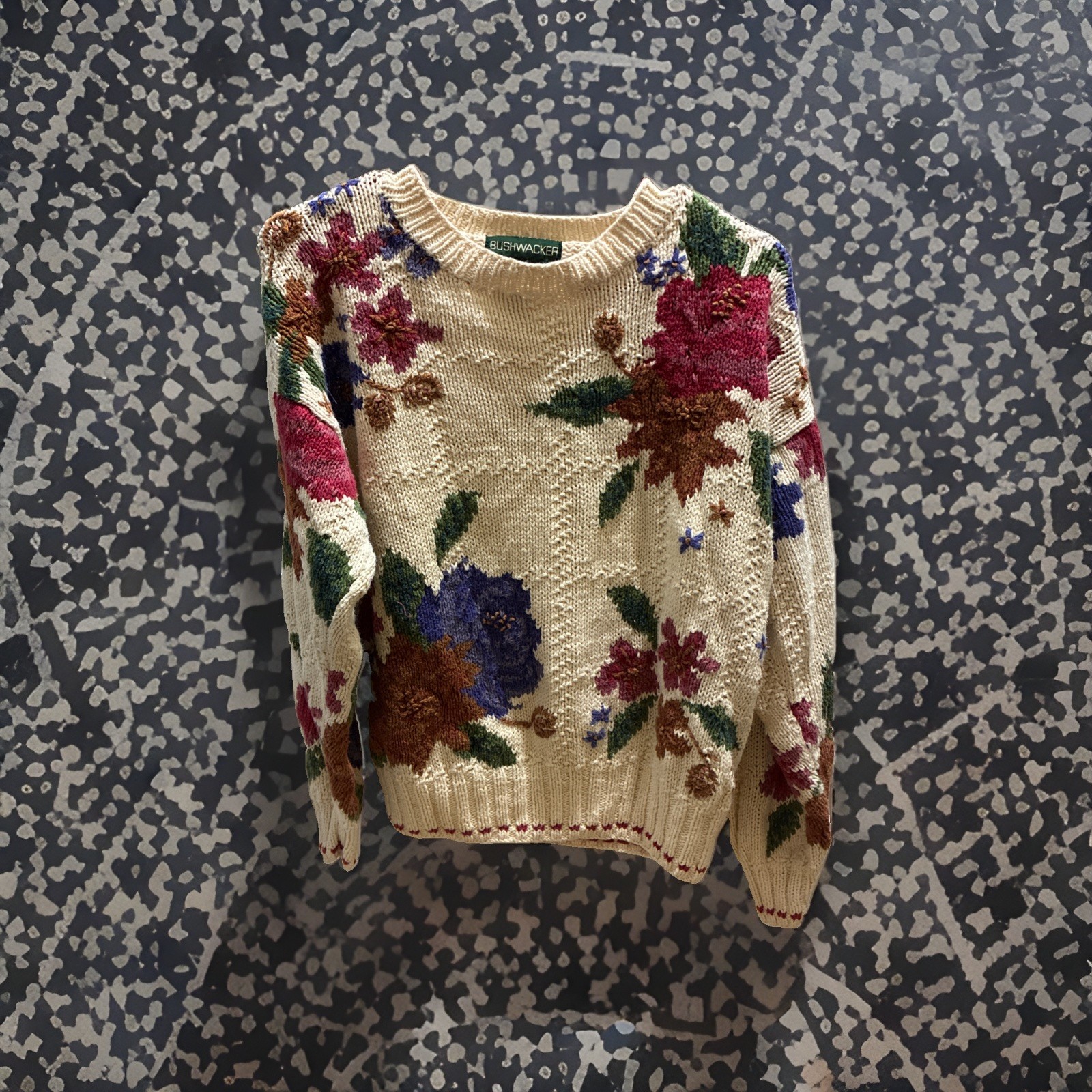 Vintage Bushwacker Floral Sweater Sz: Small