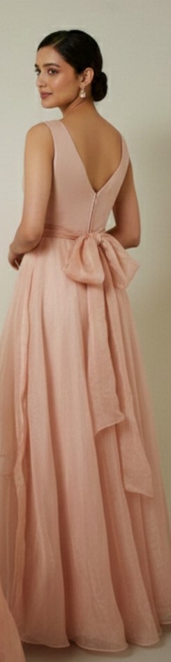 Vintage Roberta Prom Party Formal Dress Ball Gown PinkCoral 13/14 Fairy Princess