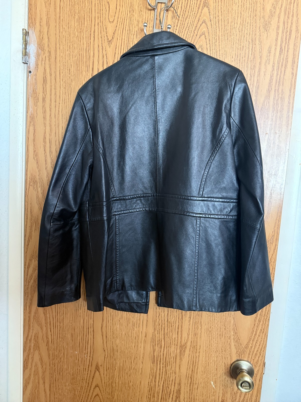 Vintage 90s Studio Works Outerwear Soft Leather Blazer Jacket Size M Grunge