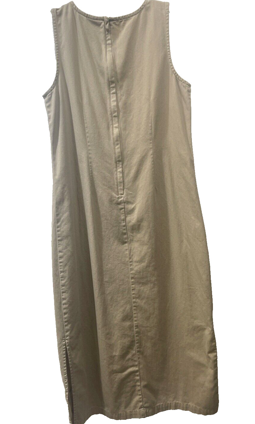 Vintage Mountain Lake Casuals Sleeveless Dress~Size S~100% Cotton~Prairie Style