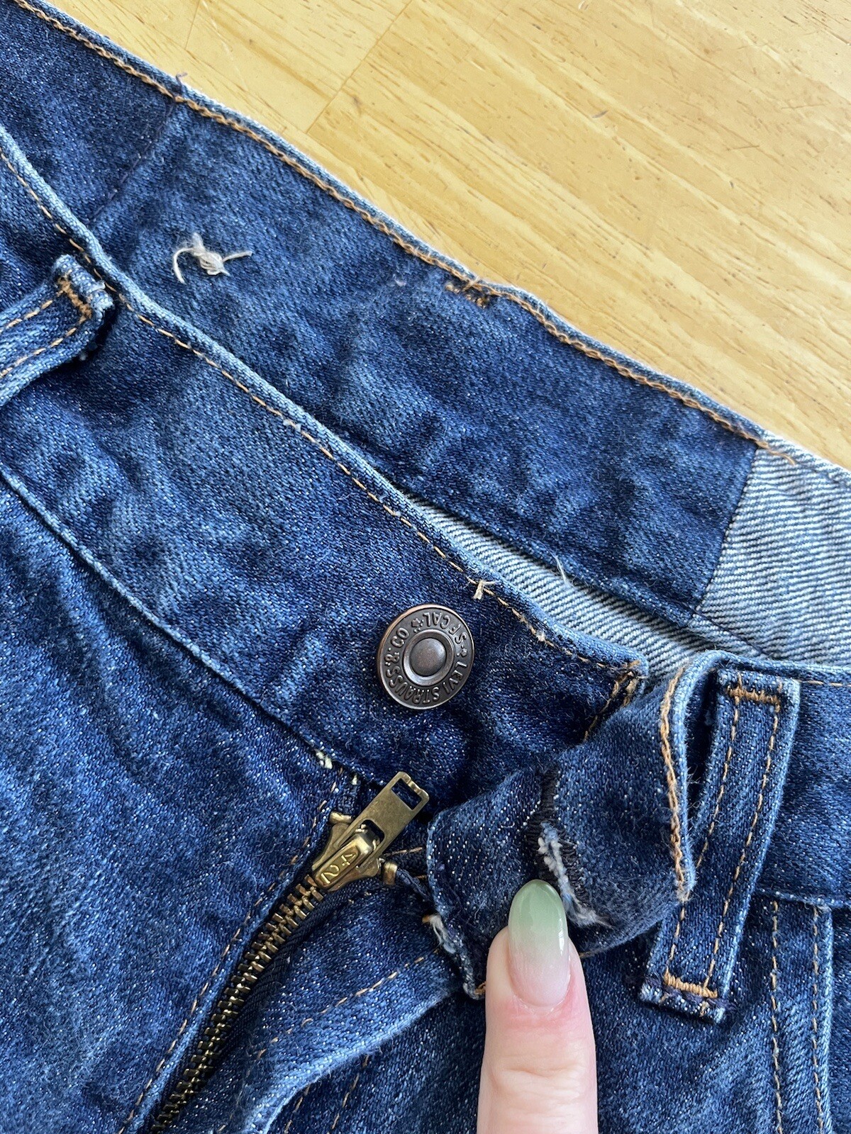 Levi’s Vintage Clothing Line LVC Selvedge BIG E 505-0217 Talon 42 Zip Jeans-27