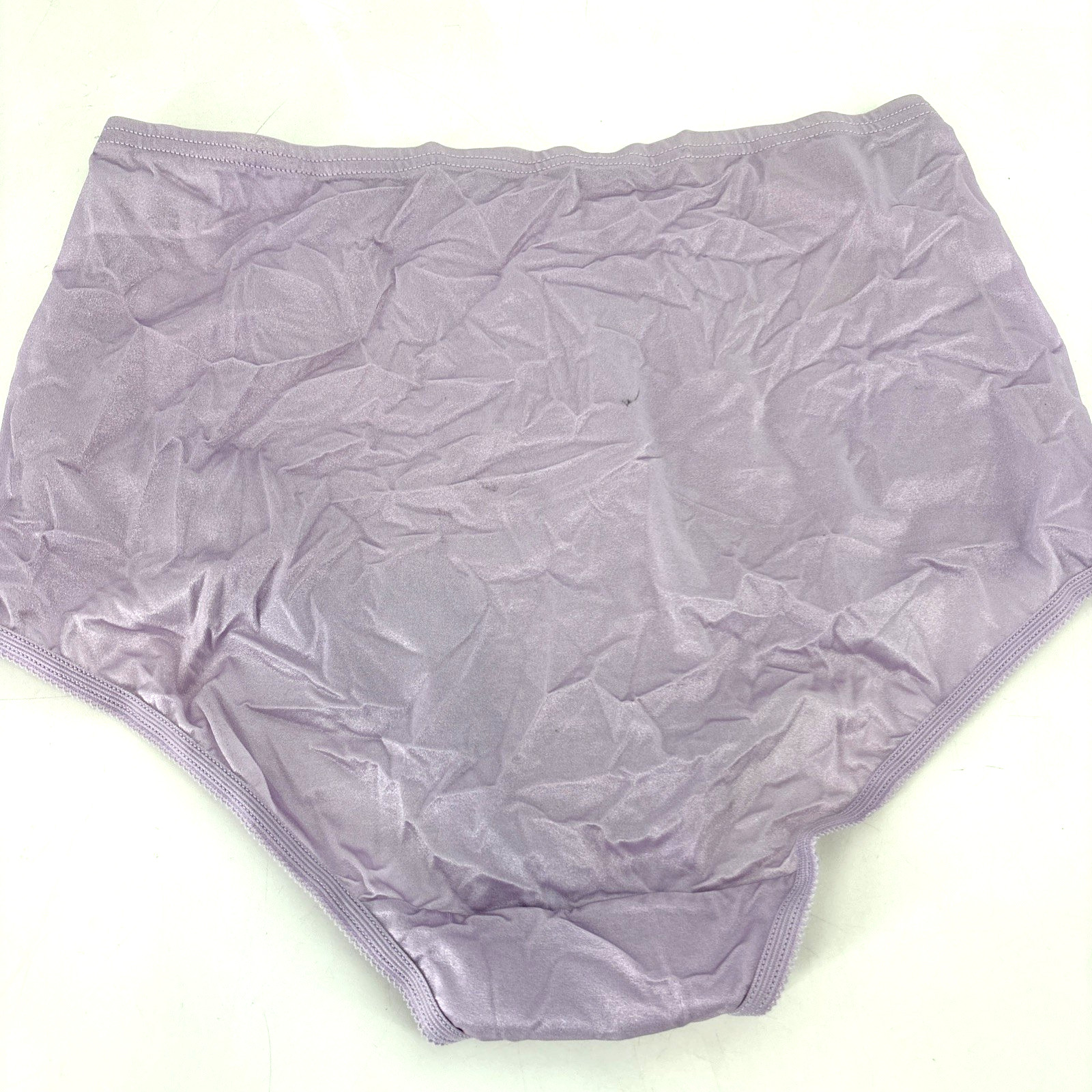 Vintage Vanity Fair Satin Brief Panties LOT Size 6 Purple Green Blue Shiny Gloss