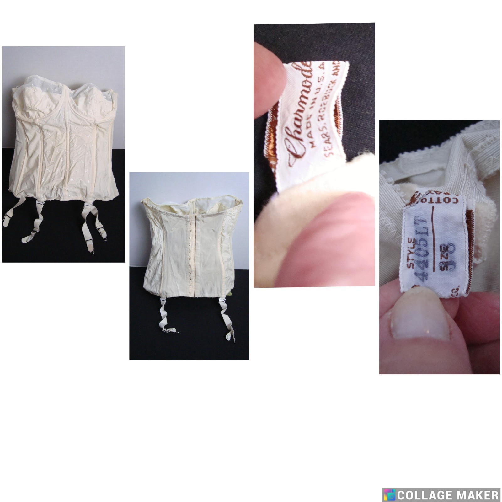Vintage 1960s Bustier, Girdles, Stockings ~ Lot of 5