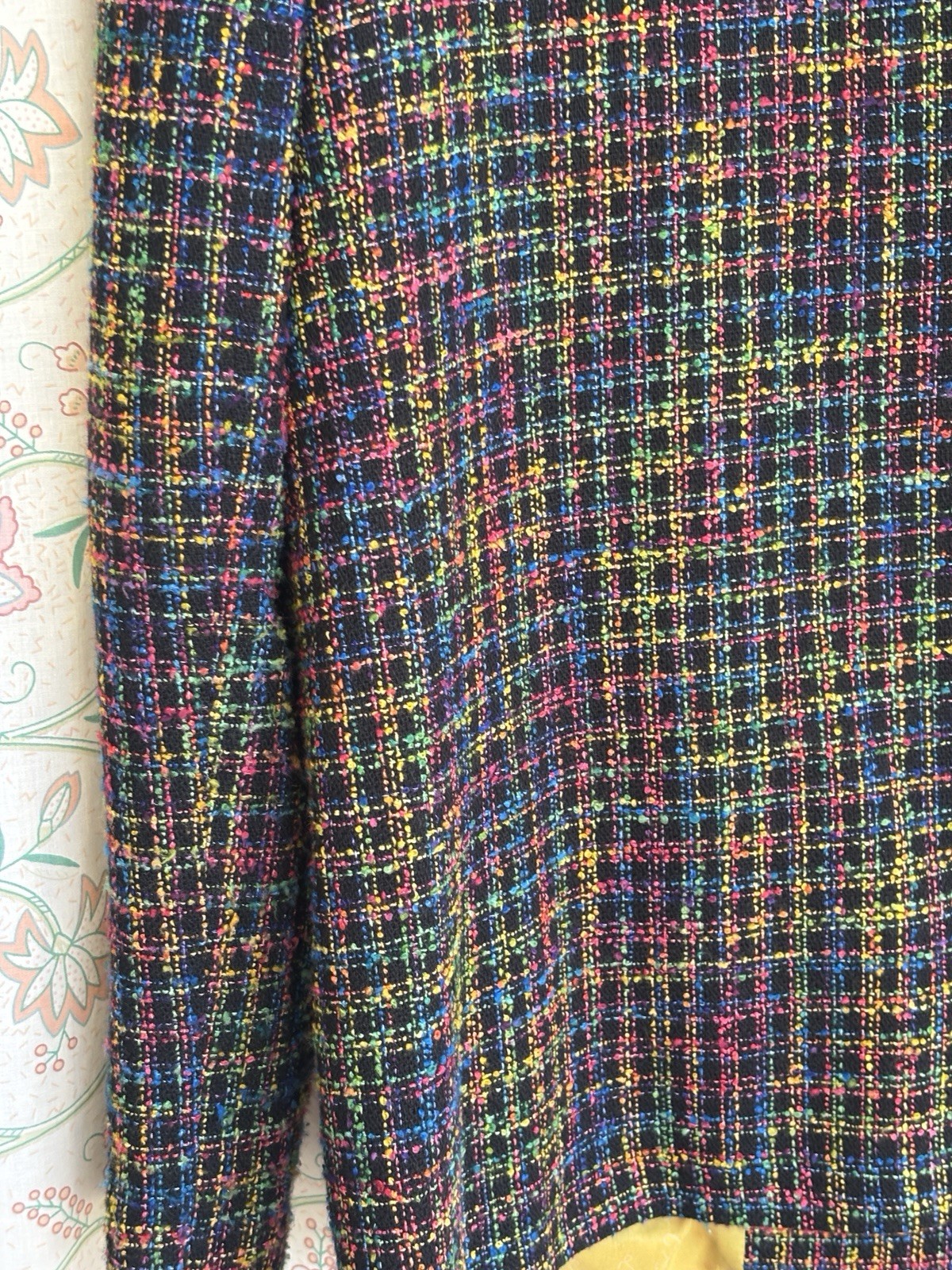 Vintage Criscione New York Multicolor Tweed Blazer Jacket Women M