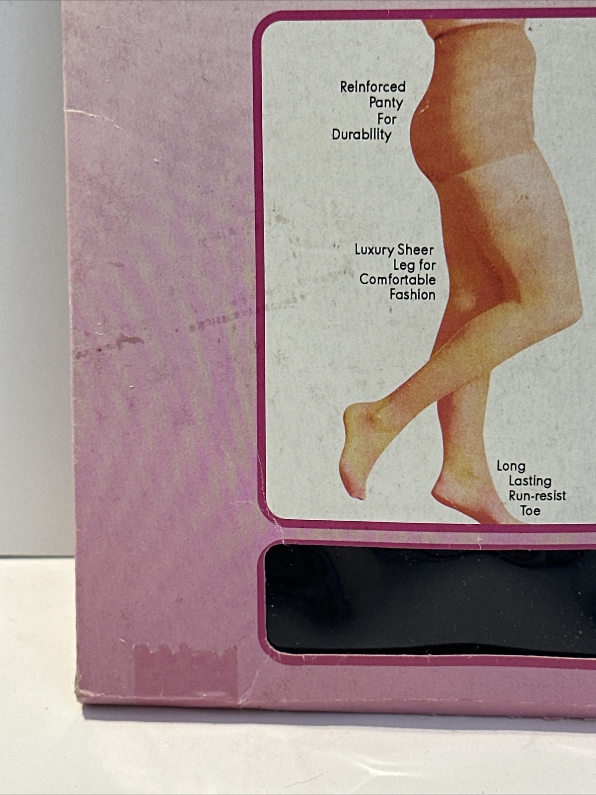 Walgreens Pantyhose Regular Sheer QUEEN Size JET BLACK