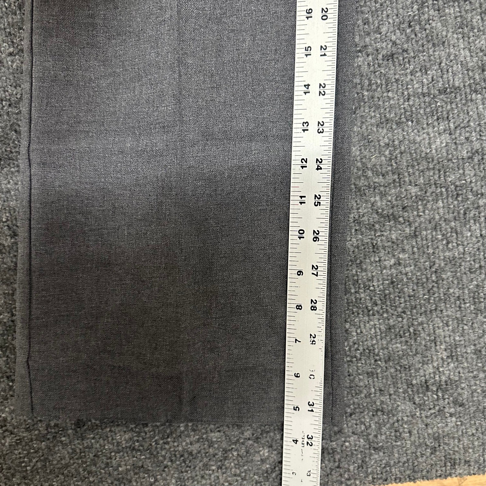 Levi Strauss Trousers Womens Size 22 Gray Wide Leg High Waisted Pleated Vintage