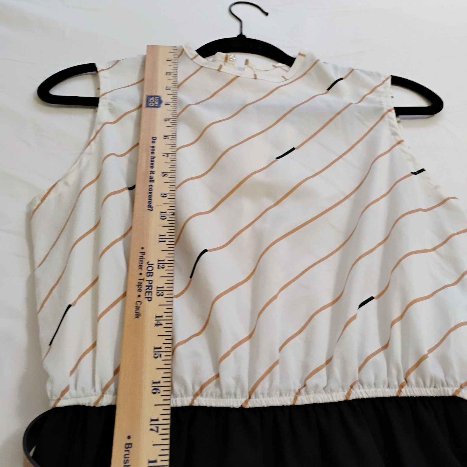 Vintage 80s Belted Dress With Jacket Short Sleeves Louisa Size 10 Black White