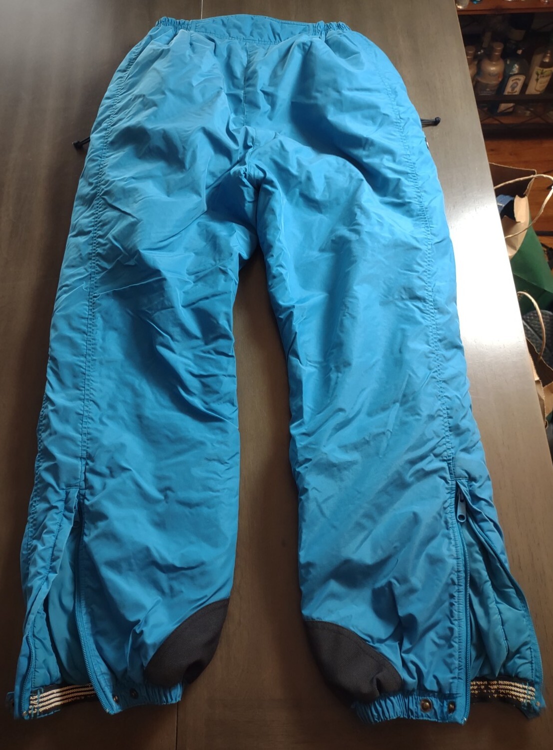 VTG Columbia Bugaboo 3-n-1 Ski Jacket & Pant Set w/ Gloves TealPurpleBlack Sz L
