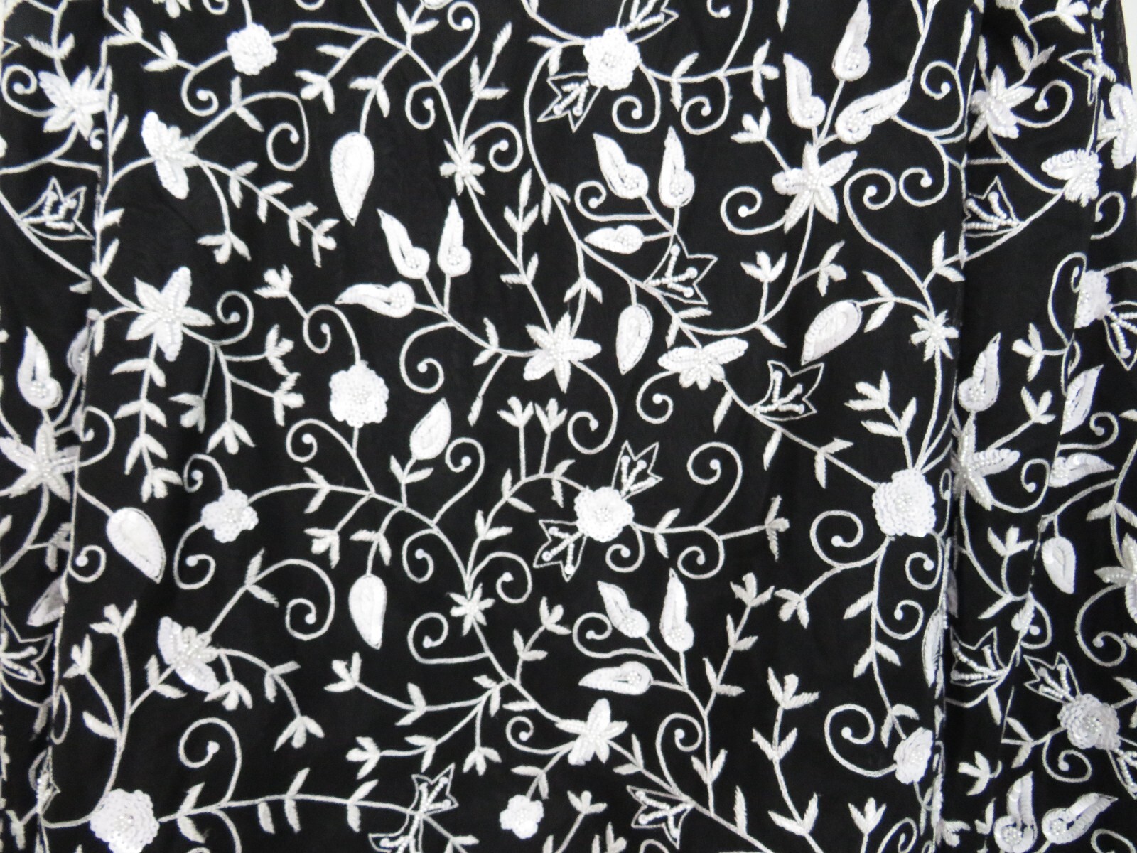 VTG 1980s DRAPER’S & DAMON’S SILK BEADED SEQUIN BLAZER JACKET SIZE 16P