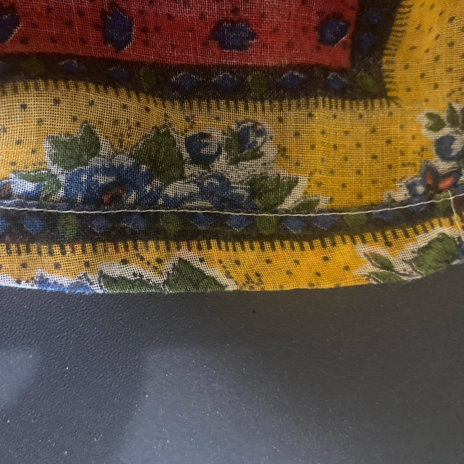 Vintage Tucci Quilt Pattern, Floral, All Over Print Sheer Art 60s 70s Boho F