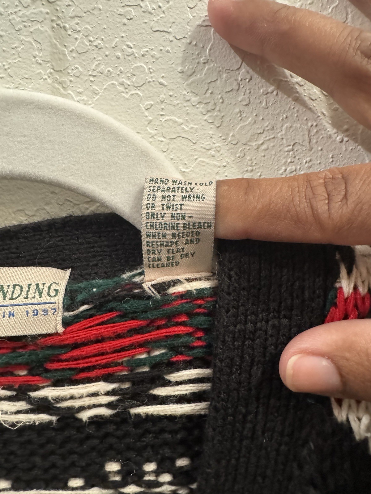 VTG Marsh Landing Coax Chunky Knit Cardigan Sweater Cottagecore Fairy Black L
