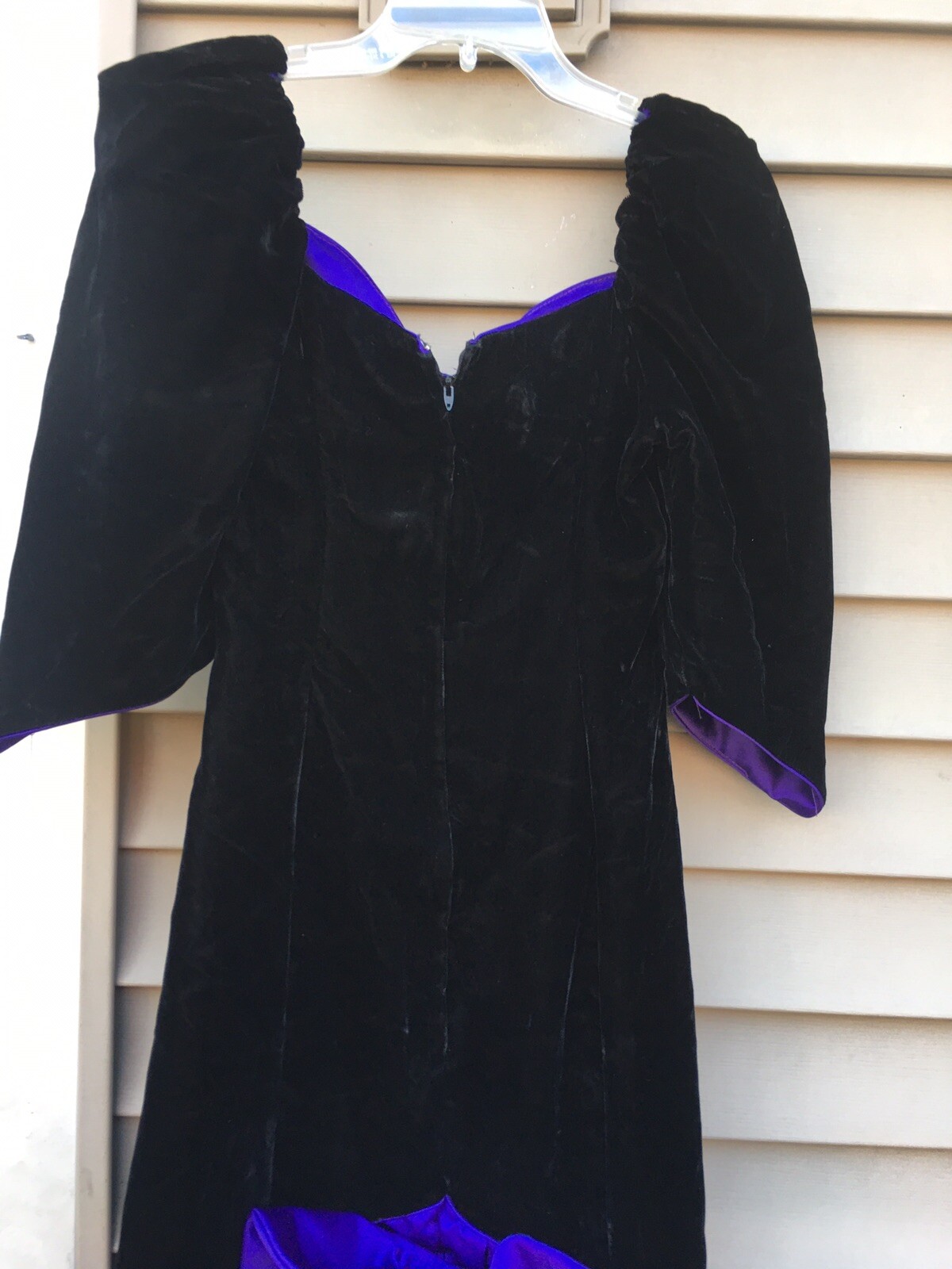 Sharon Atkins Dejavu Vintage Formal Dress Black/Purple Size 12