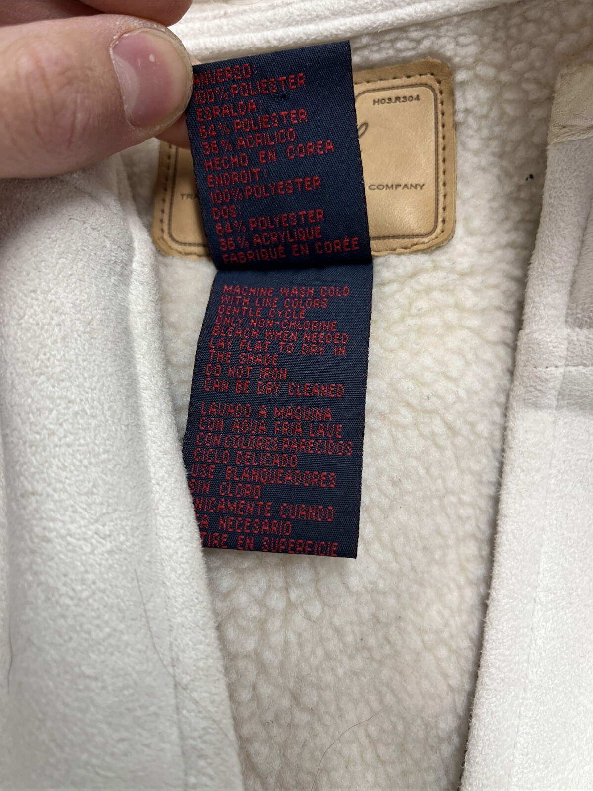 Vtg RALPH LAUREN Palomino Women Faux Suede/Sherpa Vest Cream Colored – Sz Small