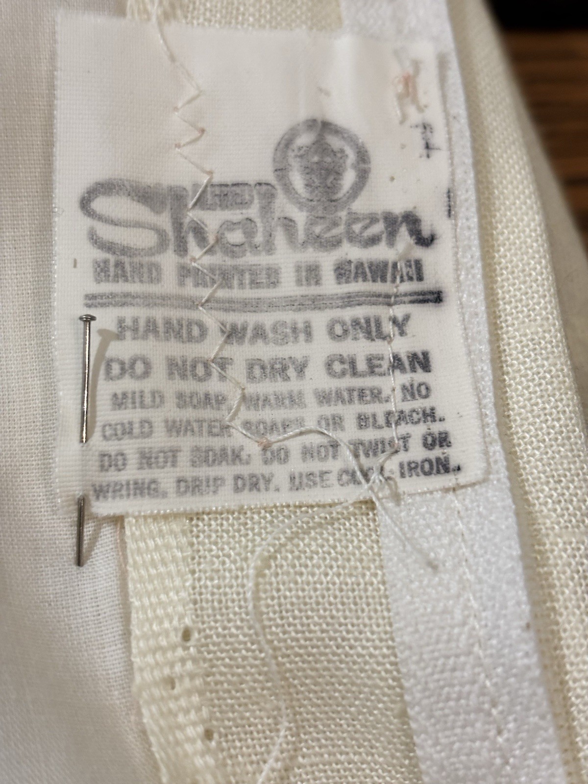 Vintage Alfred Shaheen Asian Inspired Hand Printed PAGODA Maxi Dress