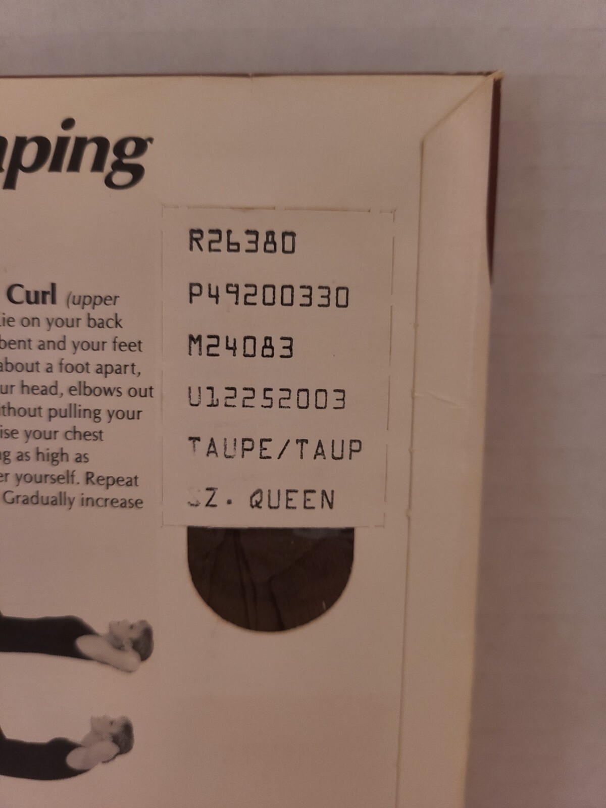 Vintage 1980 Slenderalls Underalls Pantyhose Sandalfoot Taupe sz Queen No. 330X