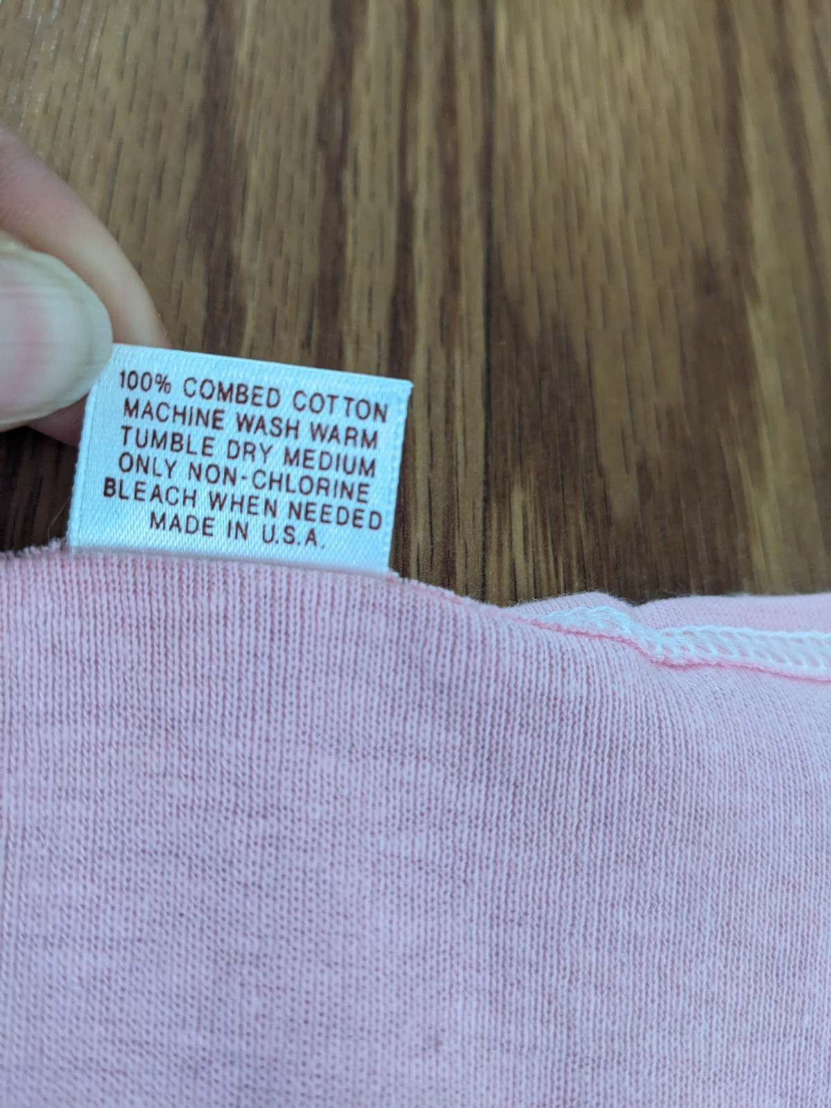 Vintage Camisole Tank Top Jockey For Her Pink 100% Cotton Womens Large USA