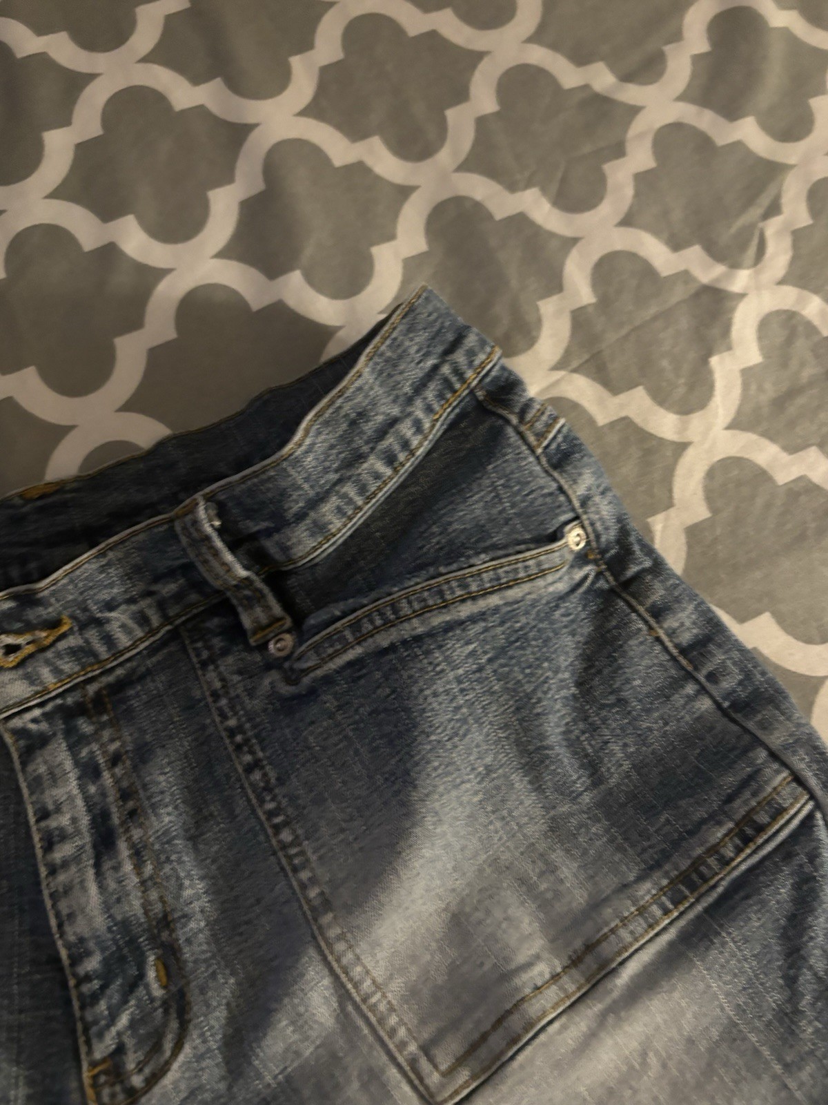 Vintage Womens Size 8 LA Blues Stretch High Rise Y2K 2000’s Summer Jean Shorts