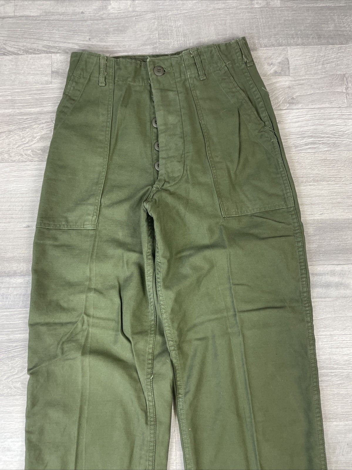 Vintage Vietnam Sateen OG-107 US Amy Pants Small 26×28 Type 1 Class 1