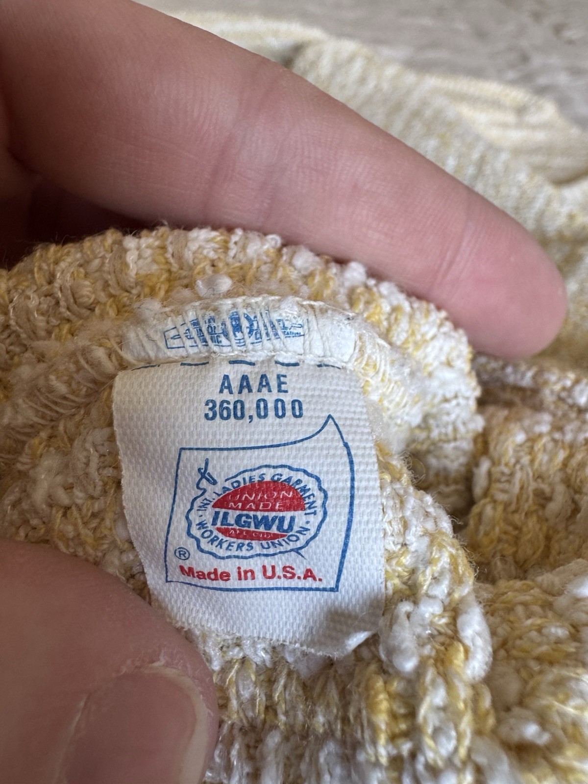 Castleberry Ivory Yellow Vintage Jacket Size 12 Button Front Textured