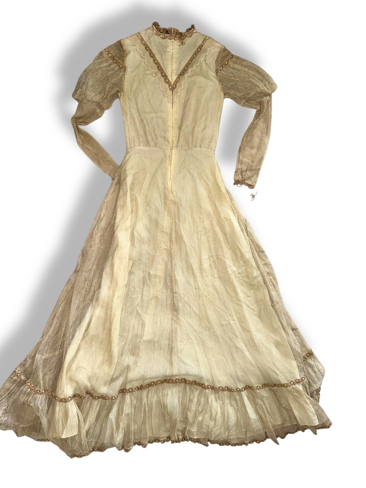 vintage COUNTRY ELEGANCE by Susan Lane Victorian Lace Dress size 10