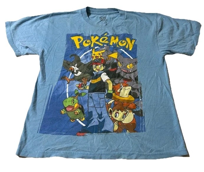 Vintage Y2K Women’s Size Small Pokemon Diamond Pearl Shirt Giant Brand Nintendo
