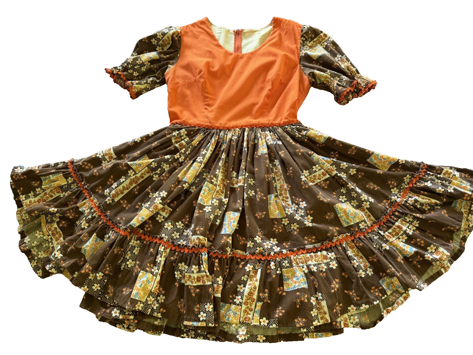 VINTAGE SQUARE DANCE DRESS..ROCKABILLY/ SWING FULL CIRCLE..JAQUE’S ORIGINAL