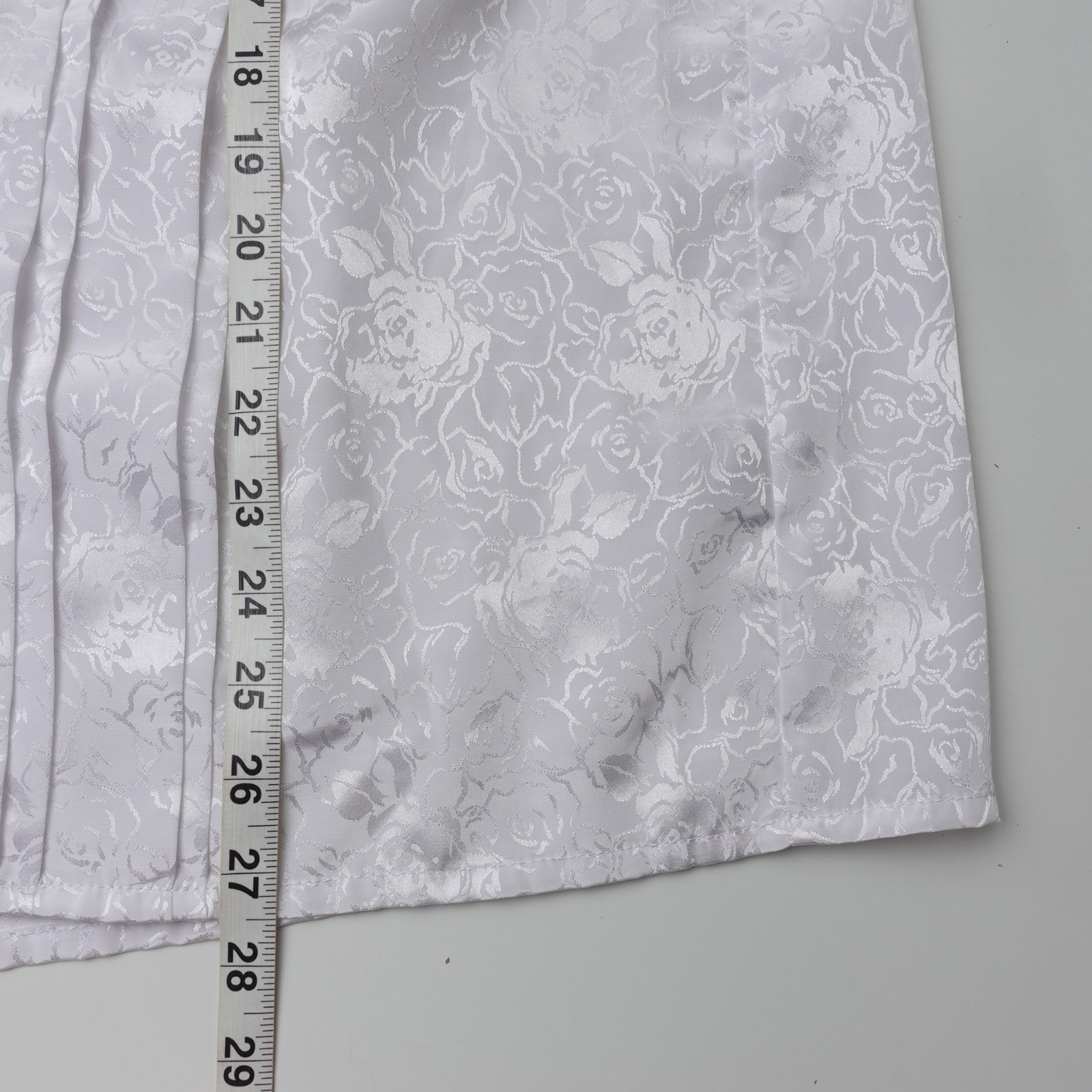 Vintage 90s Claudia Richard Pleated Floral Long Sleeve Shirt Blouse 14 Large