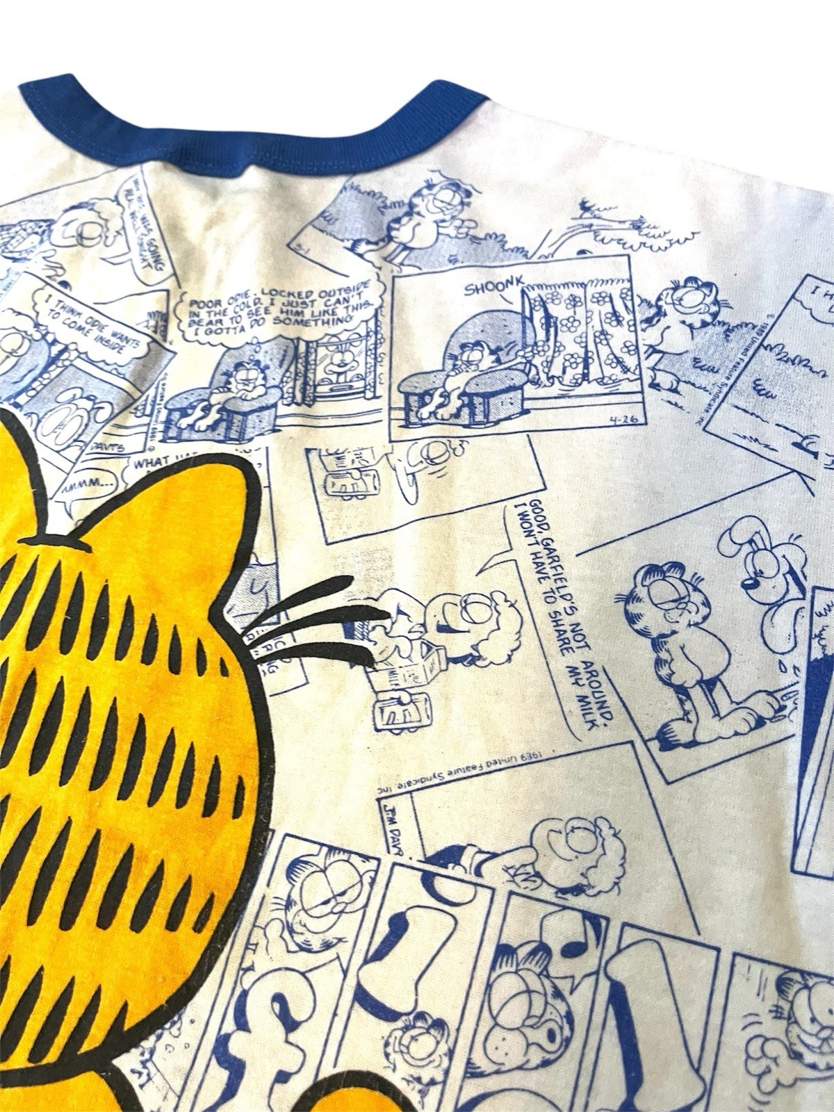Vintage Flirts Garfield women’s sleep t-shirt nightgown size M 1978 VG condition