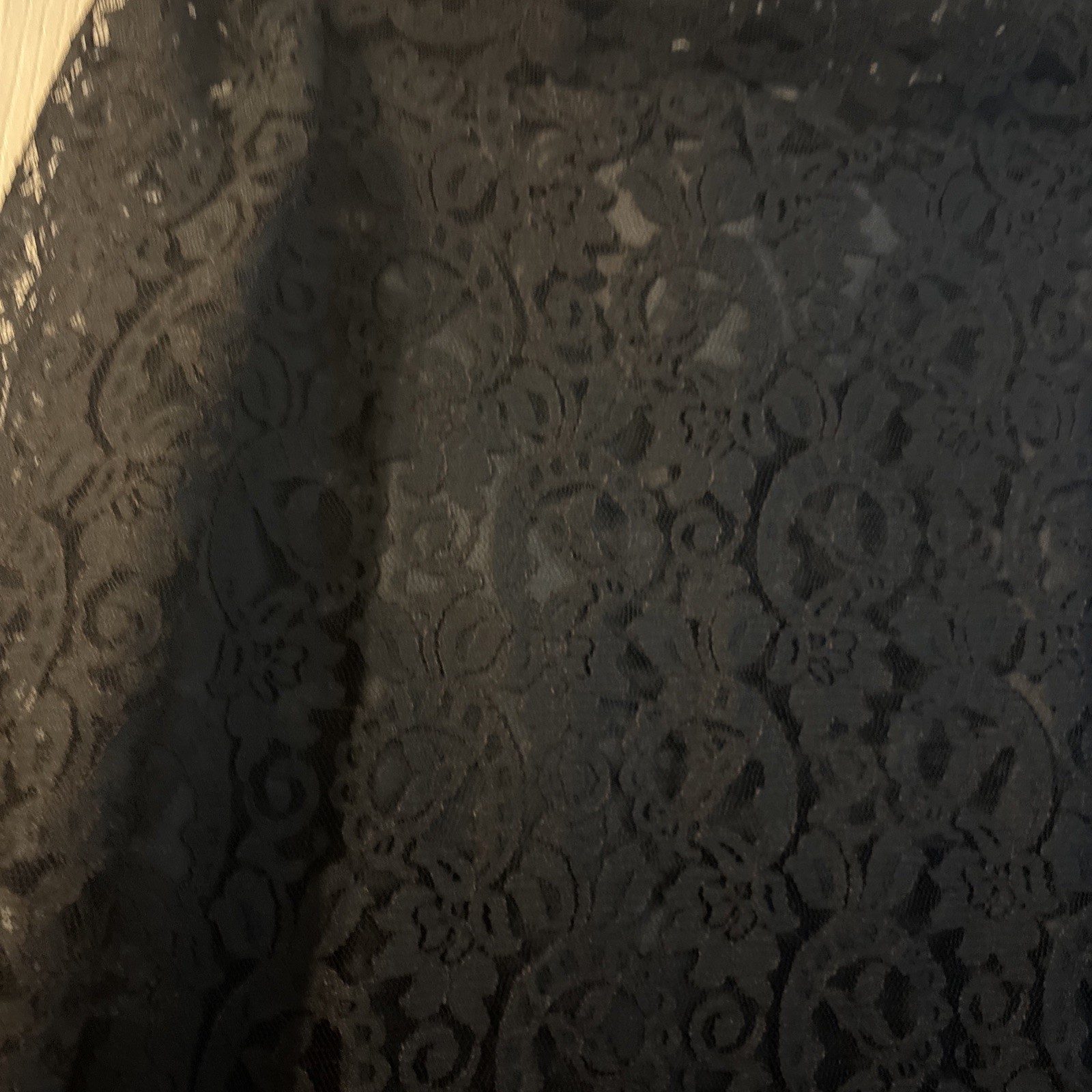 Vintage, Gothic Dress, Wilroy Traveller New York, Black All-LACE Dark Shadows
