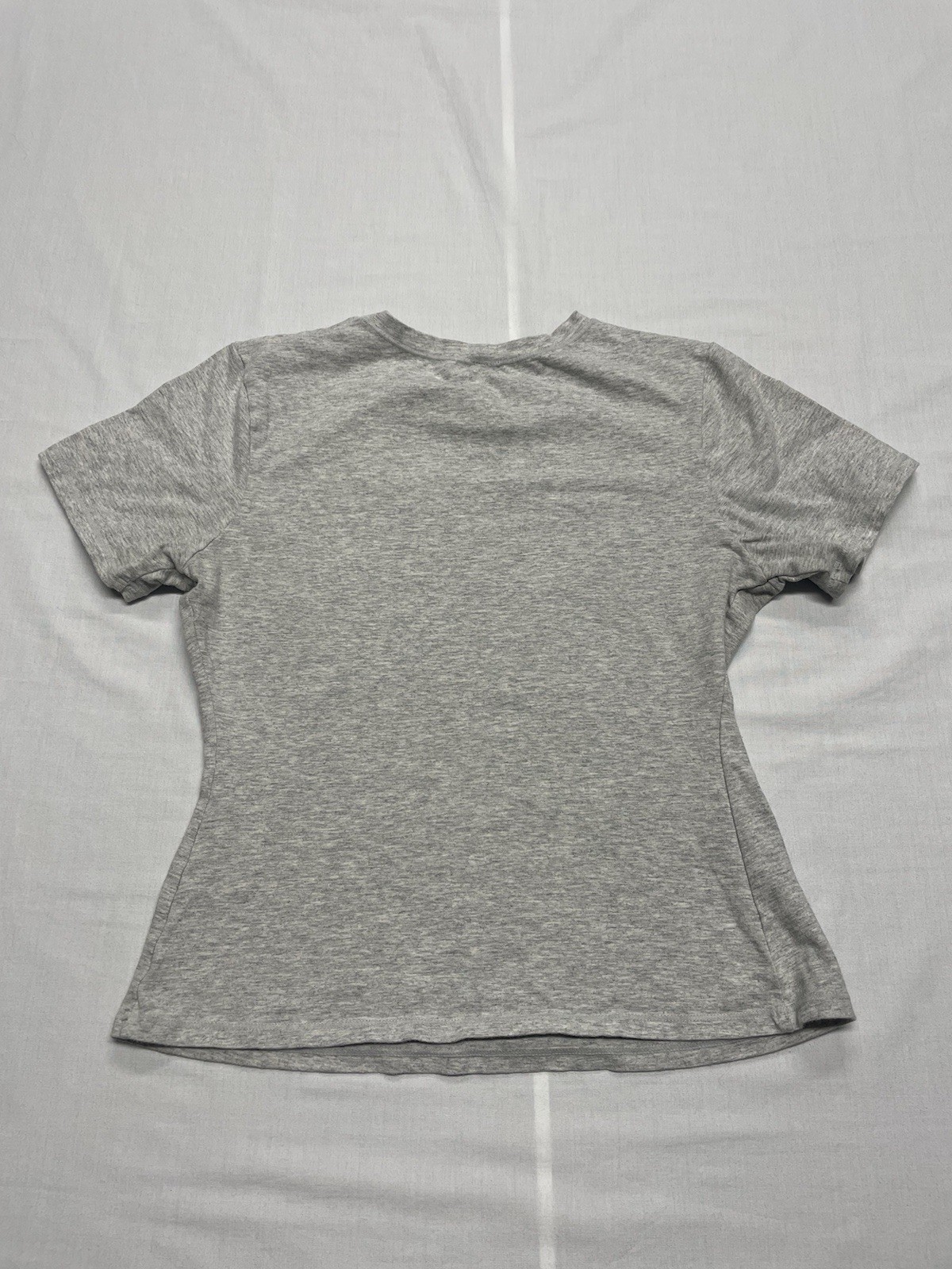 SKIMS Cotton Jersey T-Shirt in Light Gray Size M Shapewear Athleisure Kardashian