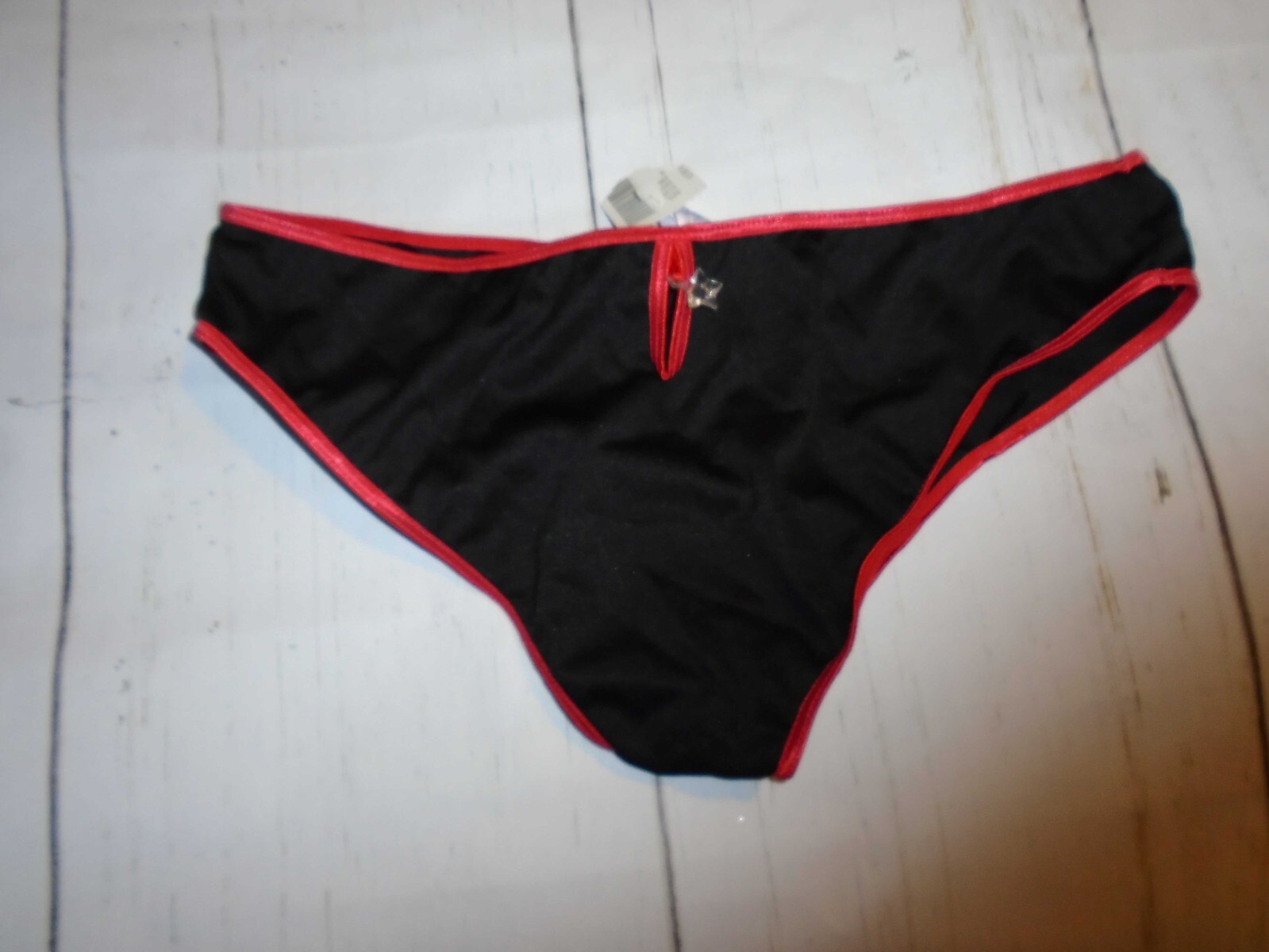 NWT Googly Eye Black Cat Vintage Y2K Women’s Low Rise Hipster Panties L 7