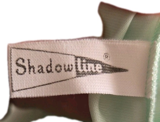 Vtg Shadow Line Women’s S Mint Green Floor Length Robe House Coat 53″ Length